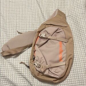 Patagonia Beige and Orange Belt Bag